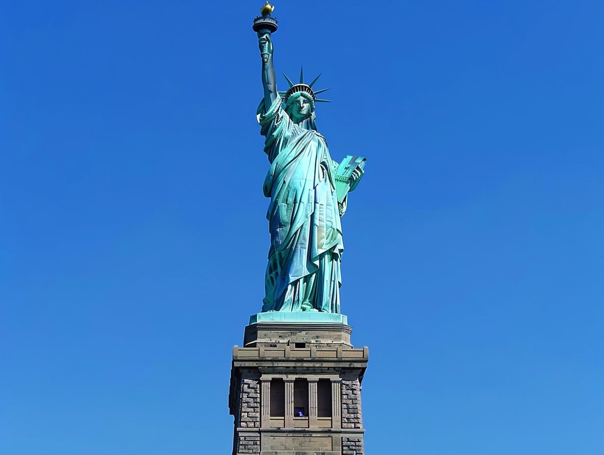 Statue of Liberty and Ellis Island Bilingual Guided Tour - Basic (Only Ticket+ Audio) Bilingual Tour - USD