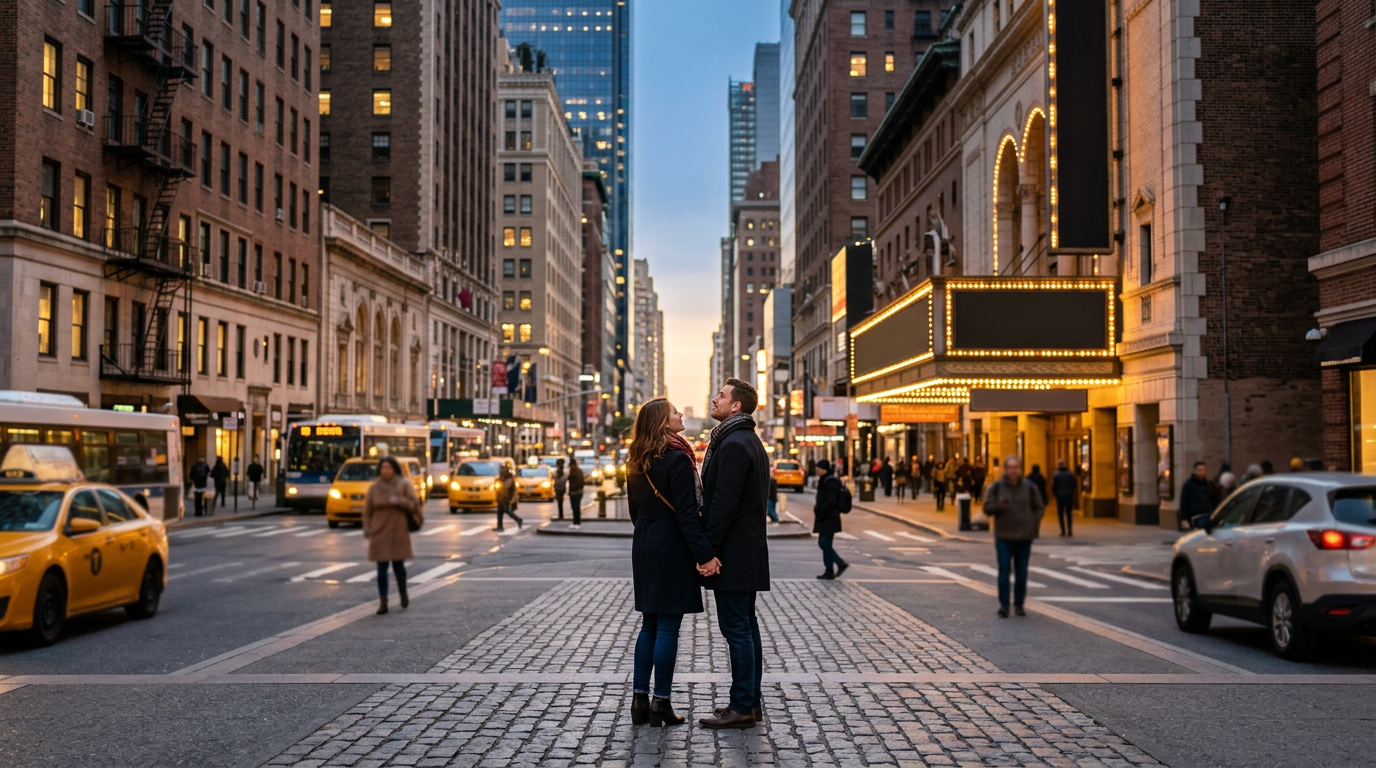 Best date night spots in NYC: Broadway pre-show, harbor cruises, and rooftops worth the line