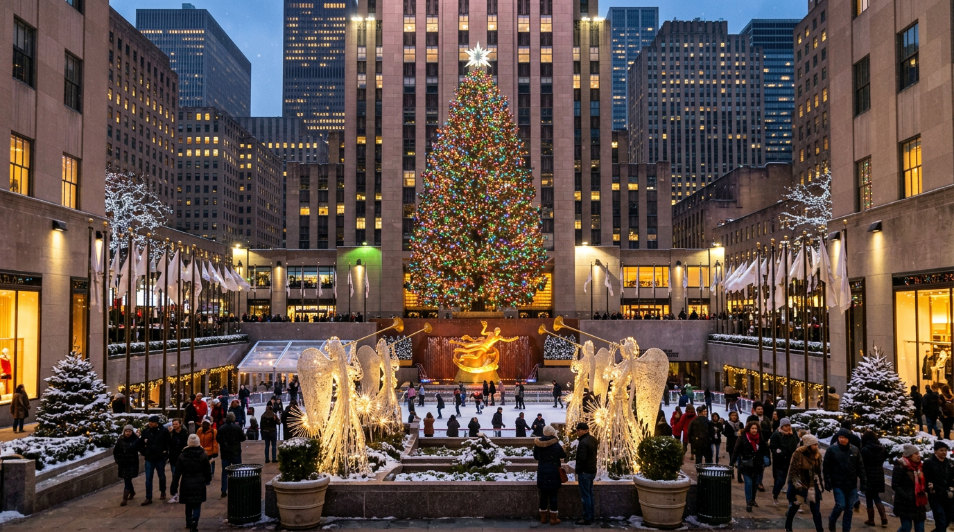 Christmas in NYC: lights tours, Rockefeller, holiday Broadway, and the must-see windows