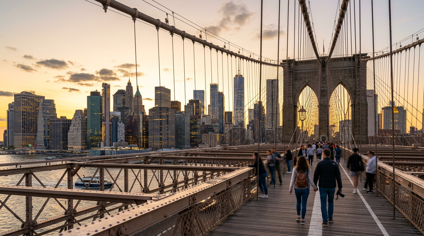 One day in NYC: a 10-hour route from Times Square to Brooklyn Bridge